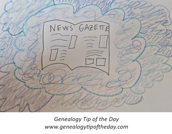 Were Newspapers The Original "Cloud?" - Genealogy Tip Of The Day